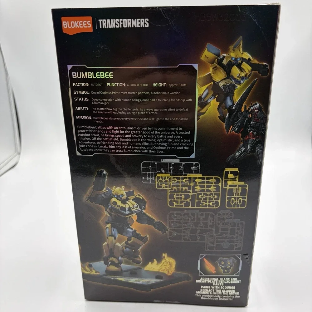 Blokees Transformers Model Kit 79 pcs. Classic Class 02 Bumblebee Model NIB‎